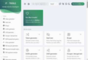 A blurred free-tools website landing page, one of many near-identical ones